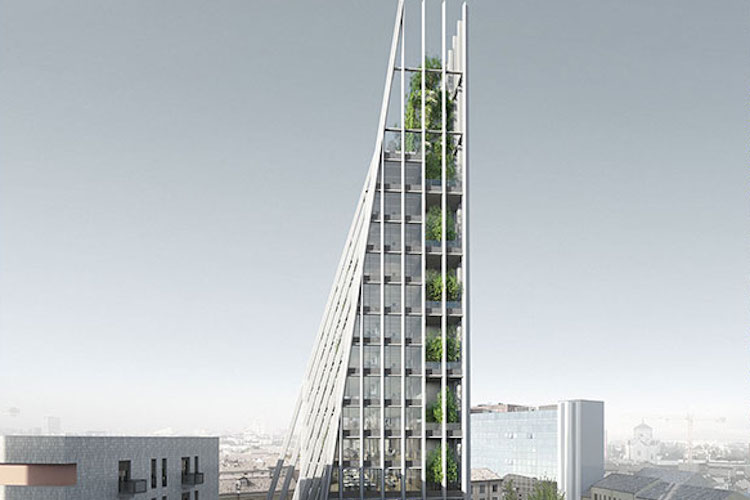 Nuovo grattacielo a Milano: il progetto "Womb" nel quartiere Garibaldi