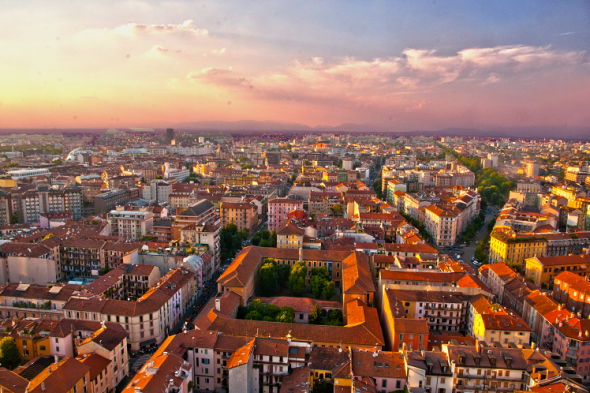 Milano dall'alto