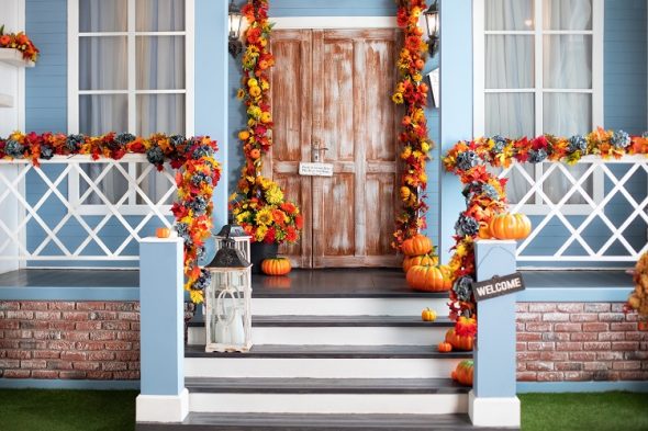 Come decorare l'ingresso di casa a tema autunno